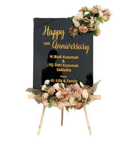 Papan Bunga Akrilik Kanci Kulon