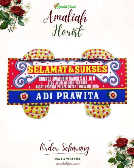 Papan Bunga Ucapan Selamat Kanci Kulon